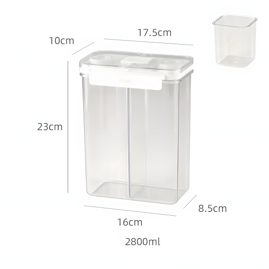 Plastic Container 2800 ml